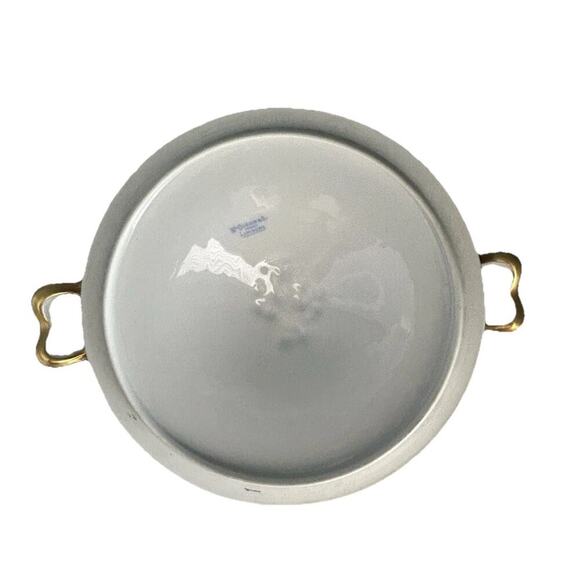 Vintage Wm. Guerin & Co. France Limoges Pink Rose Covered Round Serving Bowl - Picture 10 of 16